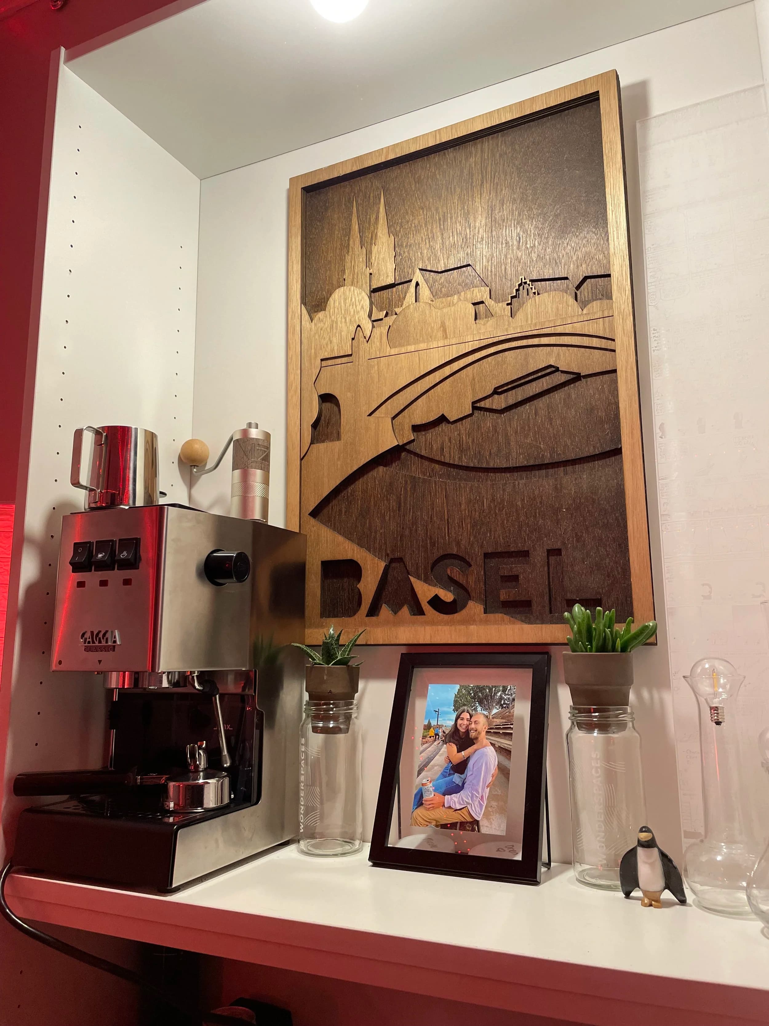 A famous Basel poster that I recreated as an homage to my Swiss ancestry.