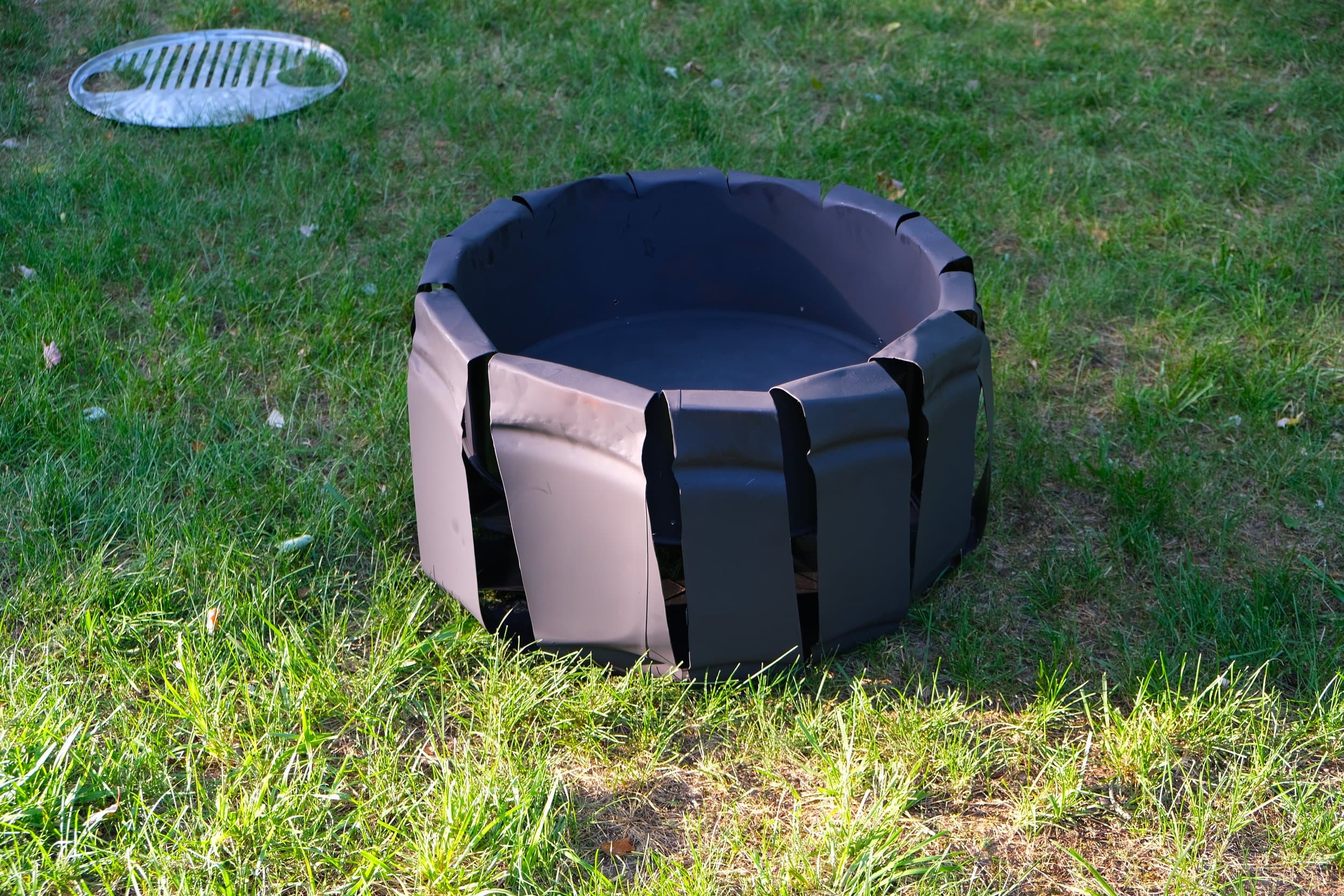 Oil Drum Fire Pit — 1